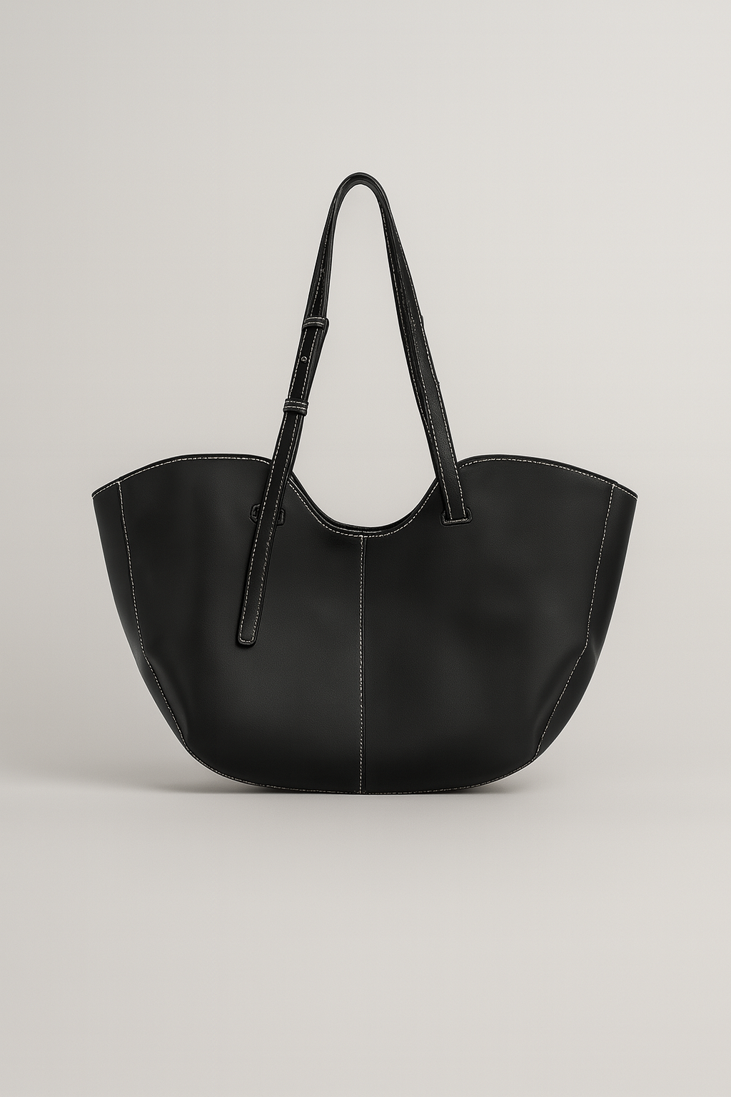 Sac à main-Grand fourre-tout cuir vegan( PU prémium )