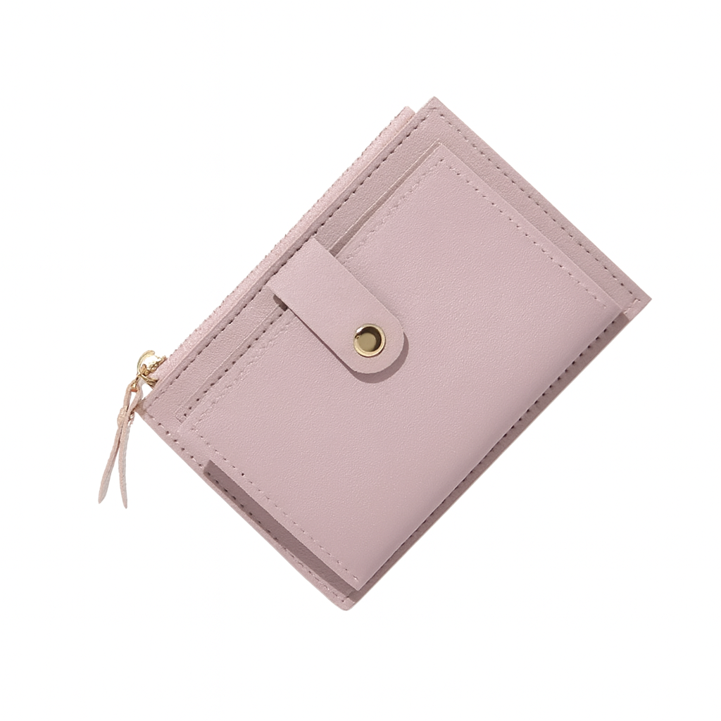 Mini portefeuille – Porte-cartes multi-fentes (cuir vegan PU)