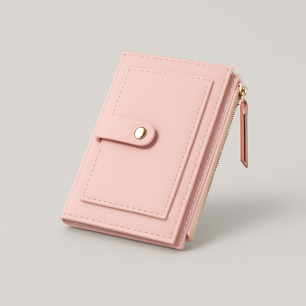 Mini portefeuille – Porte-cartes multi-fentes (cuir vegan PU)
