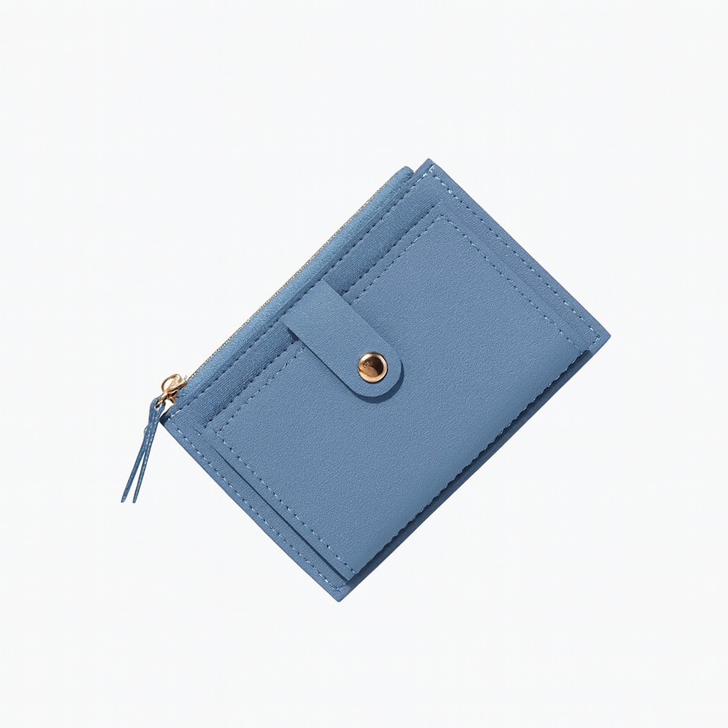 Mini portefeuille – Porte-cartes multi-fentes (cuir vegan PU)