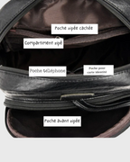 Sac à dos – en cuir véritable